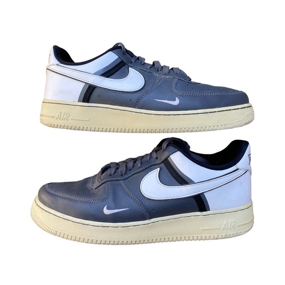 Nike Air Force 1 LV8 2 Dark Gray Charcoal Size 10 - Picture 4 of 15